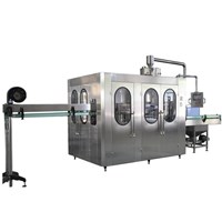 Máy chiết rót nước đóng chai PET tự động 3 trong 1 Kolner KN-8-8-3