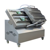 Máy đóng gói hút chân không 2 buồng nghiêng (45 độ) Kolner DZ-500 K/600 K 