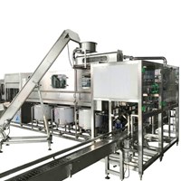 Máy chiết rót nước đóng bình tự động 3 trong 1 Kolner KN-600