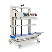 Máy hàn miệng túi đứng tích hợp máy in phun date Kolner KN-1300V