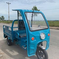 Xe điện 3 bánh chở hàng có mái che tải trọng 500kg