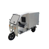 Xe điện 3 bánh chở hàng thùng kín tải trọng 1000kg