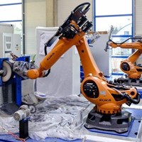 Robot chà nhám và đánh bóng công nghiệp KUKA KR 50 R2500