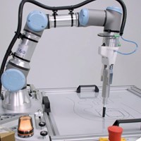 Robot công nghiệp tự động 6 trục, tải trọng 18kg, robot đa năng UR5e UR10e