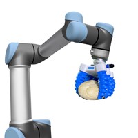 Ngón tay robot SoftGripping SoftGripper dành cho robot cộng tác Universal Robot UR10e, cánh tay robot Cobot dùng trong ngành công nghiệp thực phẩm