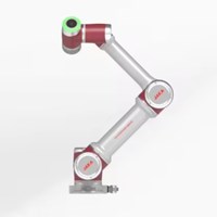 Robot cộng tác Jaka Zu 5 với bộ kẹp CNGBS và đường ray robot