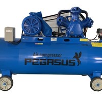 Máy nén khí Pegasus TM-W-1.0/8-330L 10HP – Bình 330L, khí nén mạnh cho gara và xưởng sản xuất