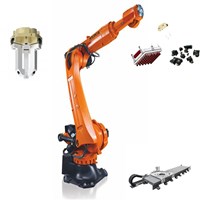 Cánh tay robot công nghiệp kẹp và xử lý các vật liệu hoặc thực phẩm KUKA KR 3 AGILUS