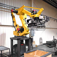 Robot xếp pallet 4 trục, cánh tay robot công nghiệp, tự động hóa xếp pallet cho sản xuất Fanuc M-410 Series