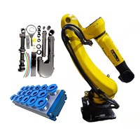 Robot xử lý vật liệu cỡ trung tải 35kg, đạt chuẩn IP67 và có bộ kẹp robot hút chân không Fanuc M-20iD/35
