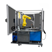 Robot để bàn tải trọng nhỏ 6 trục, cánh tay robot công nghiệp IP67, robot hàn CNC, gắp Fanuc LR Mate 200iD