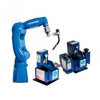 Robot hàn hồ quang, hàn tự động với trạm làm sạch súng hàn YASKAWA AR700 / AR900 