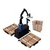 Máy xếp pallet tự động hoàn toàn 7 trục Kassow Robots KR1018 với kẹp hút chân không mới