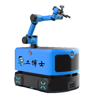 Robot di động tích hợp cánh tay 6 trục cho nhà máy CNGBS AGV