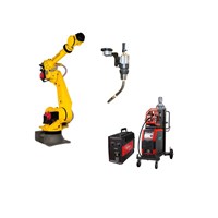 Robot công nghiệp Robot hàn Fanuc 6 trục, Hàn điểm, Mỏ hàn robot Obara  FANUC R-2000iC/210F