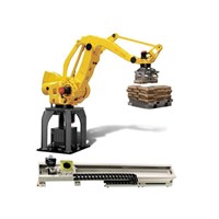 Robot xếp dỡ tự động 4 trục Tầm với 3143mm, Tải trọng 700kg FANUC M-410iB/700 ứng dụng xếp dỡ và vận chuyển hàng