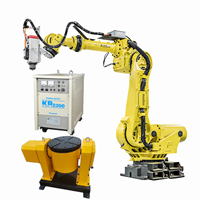 Robot công nghiệp với tầm với 3100mm, tích hợp máy hàn laser và bộ định vị cho robot hàn điểm Fanuc R-2000iC/125L