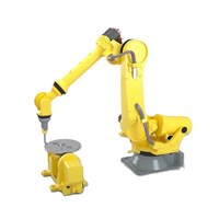 Cánh tay robot FANUC 6 trục tầm với 1831mm kèm bộ định vị robot CNGBS dùng cho hàn M-20iD/25