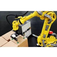 Robot tự động xếp pallet công nghiệp dùng cho thiết bị xử lý vật liệu bao xi măng Fanuc R-2000iC/210F