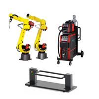 Robot công nghiệp Fanuc ARC Mate 120ic 6 trục với máy hàn Megmeet và bộ định vị cho hàn MIG, MAG và TIG