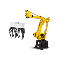 Cánh tay robot công nghiệp với bộ kẹp robot CNGBS dùng cho thao tác gắp và đặt, tích hợp cánh tay robot 4 trục M-410iC/185