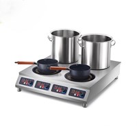 Bếp từ công nghiệp 4 vùng nấu (đặt bàn) INDUCOOK ID-BD4M5000W