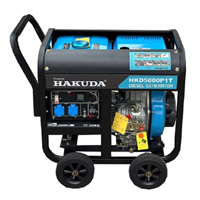 Máy Phát Điện Chạy Dầu 5KW Hakuda HKD5000P1T