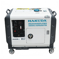Máy Phát Điện Chạy Dầu 5KW Hakuda HKD5000P1PRO Siêu Cách Âm