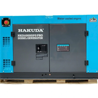 Máy Phát Điện Chạy Dầu Hakuda 10KW HKD10000P3PRO 3 Pha Siêu Cách Âm