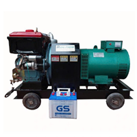  Máy Phát Điện Đầu Nổ Hoàng Anh 12HP 5KW (D12 Mát Nước, Đề)