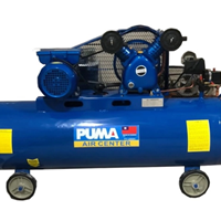 Máy Nén Khí Dây Đai 4HP 200L Puma 1 Pha Áp 12.5 bar