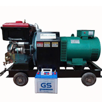 Máy Phát Điện Đầu Nổ Hoàng Anh 40HP 30KW Đề (D40 Mát Nước, Đề)