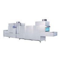 Máy rửa khay bát chén công nghiệp băng tải có sấy dùng điện PMFE-1800ED Prime