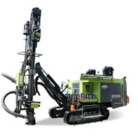 Crawler gắn áp suất cao DTH đá thổi khoan với bộ thu bụi JC103A