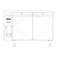 Bàn lạnh 2 cửa 3 chế độ Williams Opal O2R(J) (điều khiển từ xa)