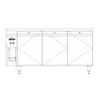 Bàn lạnh 3 cửa 3 chế độ Williams Opal O3R(J) (điều khiển từ xa)