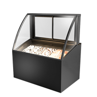 Tủ trưng bày kem kính cong Williams IC-U-1200-HG-C