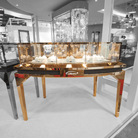 Tủ trưng bày bánh hình vòng cung 