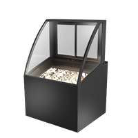 Tủ trưng bày kem kính cong Williams IC-U-900-HG-C