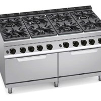 Bếp ga 8 bếp kết hợp với lò nướng ga 2 2/1 G9F8+2FG