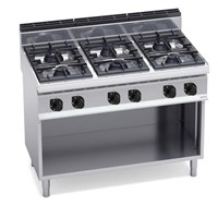 BẾP GAS 6 BẾP KÈM TỦ BẾP G7F6M / G7F6MP