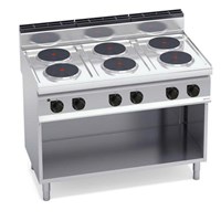 Bếp điện 6 mặt tròn kèm tủ E7P6M