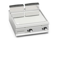 Bếp nướng gas - Mặt nướng có rãnh, làm bằng thép không gỉ LXG9FR8-2/CPD