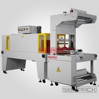 Máy đóng gói co màng kiểu cuff (dạng ống) bán tự động ST-6030 + SM-6040S