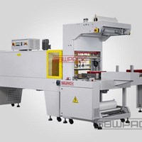 Máy đóng gói co màng dạng sleeve (ống) tự động, kiểu giá đỡ đáy ST-6030A + SM-6040