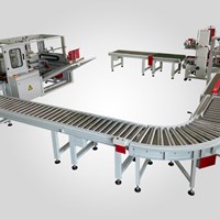 Dây chuyền tự động tạo hình và niêm phong thùng carton 