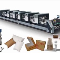 Máy dán hộp giấy, hộp carton móc đáy tốc độ cao