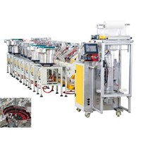 Máy đóng gói khối nhựa với khay nạp rung YUPA-420C