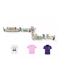 Dây chuyền gấp đóng gói quần áo vào thùng carton hoàn chỉnh YP-M412A