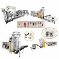 Dây chuyền đóng gói với hai bộ đếm và bộ nạp rung YUPA-240C